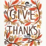 Give Thanks image for thanksgiving practice and Thanksgiving Day Practice